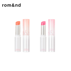 rom&nd Glasting Melting Balm New Bare — A clearer, softer vegan lip balm with a dewy water-gloss finish